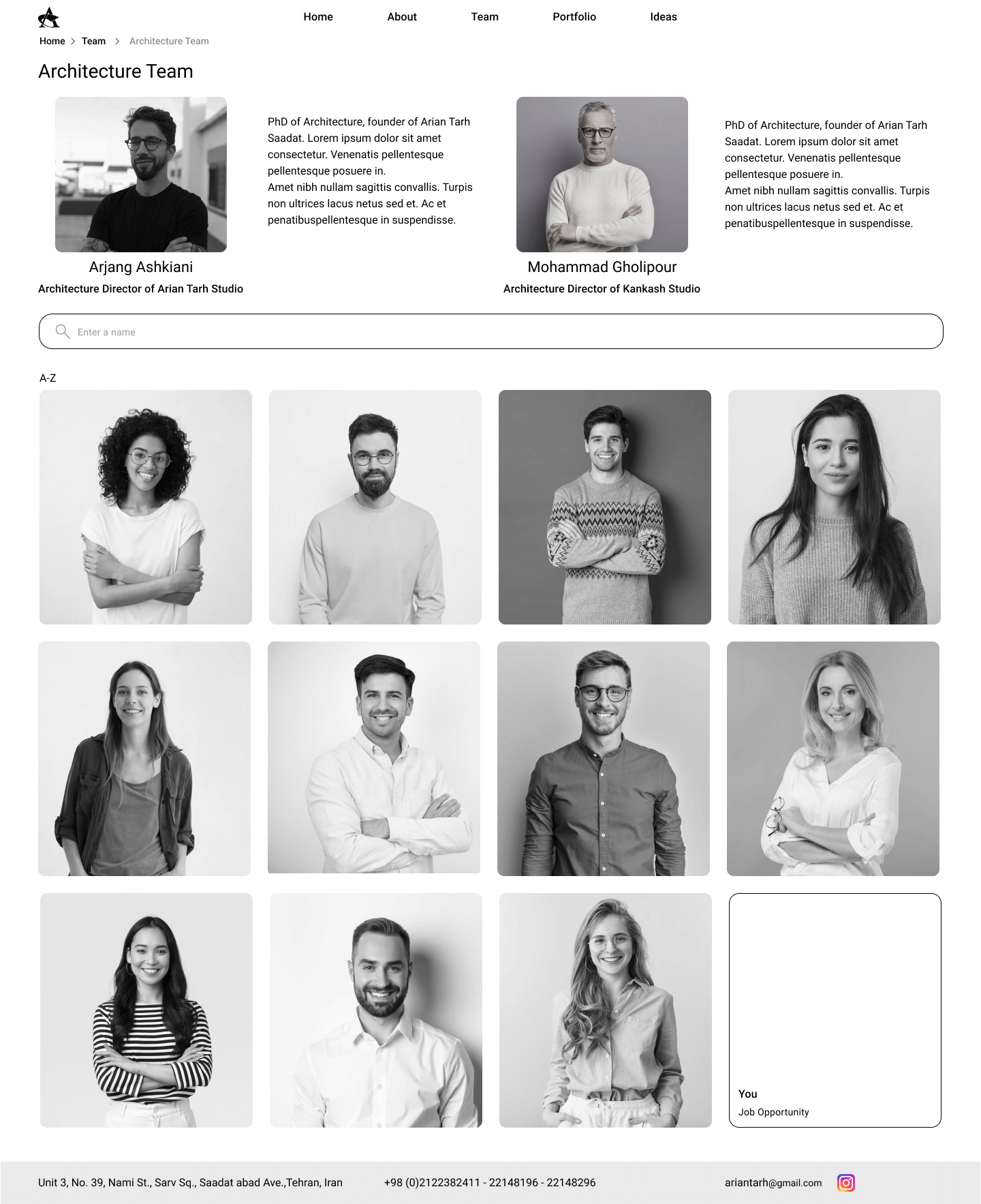 Architectural Team